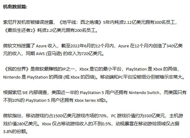 FTC 诉微软收购动视暴雪案 (听证会关键信息)为期5天的听证会已经结束，法官将在未来几天做出最终决定