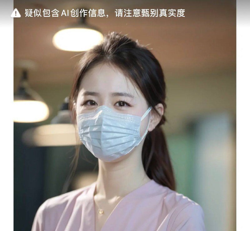 小红书已开始标记疑似AI的图片，并请用户注意甄别真实度
