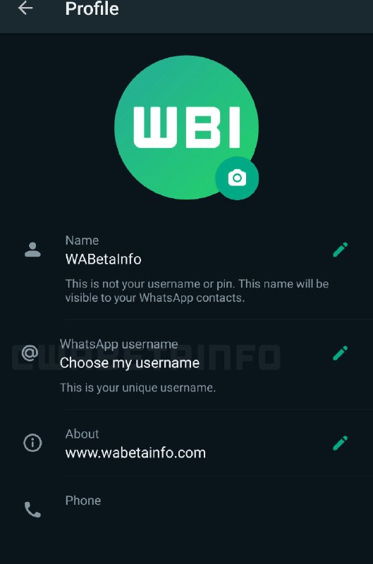 WhatsApp 增加用户名功能WhatsApp 正在开发一项设置 WhatsApp 用户名的功能，允许用户为其帐户设置唯一的用户名