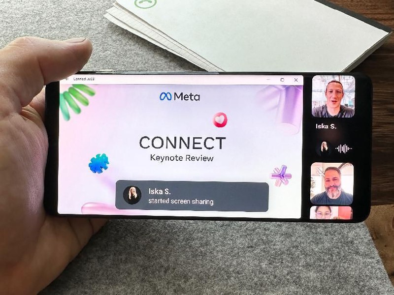 简讯：Meta CEO 扎克伯格刚刚宣布WhatsApp将推出一项新功能：即在 WhatsApp 视频通话期间共享屏幕的功能