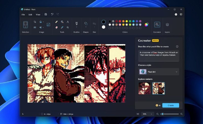 微软画图的 DALL-E 3 集成在 Windows 11 上正式推出微软终于向 Windows 11 上的所有人正式推出了备受期待的画图 (Paint) 的 DALL-E 集成