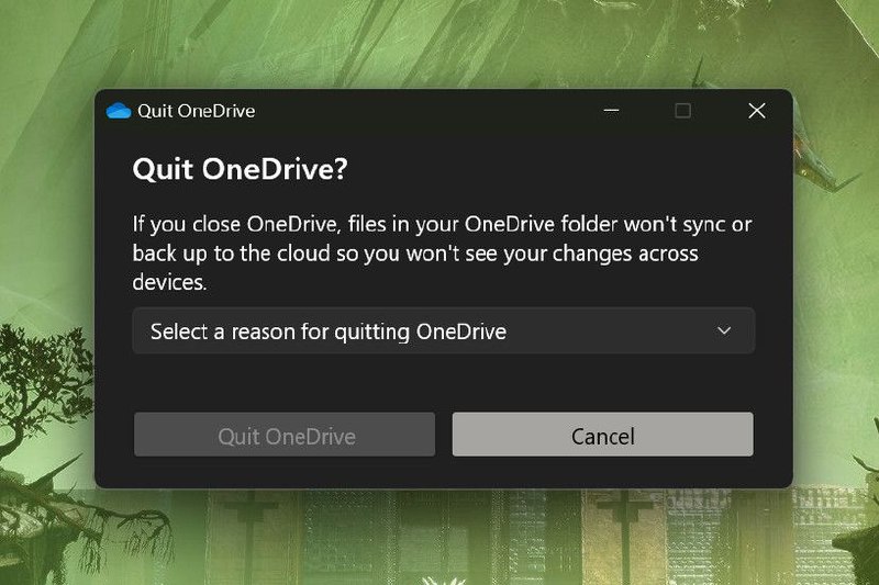 微软现在强制让想关闭  OneDrive 的用户填写一份调查如果你想关闭 Windows 上的 OneDrive，微软现在要求回答为什么要关闭该应用