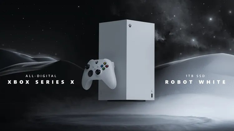 微软发布白色无光驱版 Xbox Series X 主机微软今天正式发布 Xbox Series X 的白色数字版