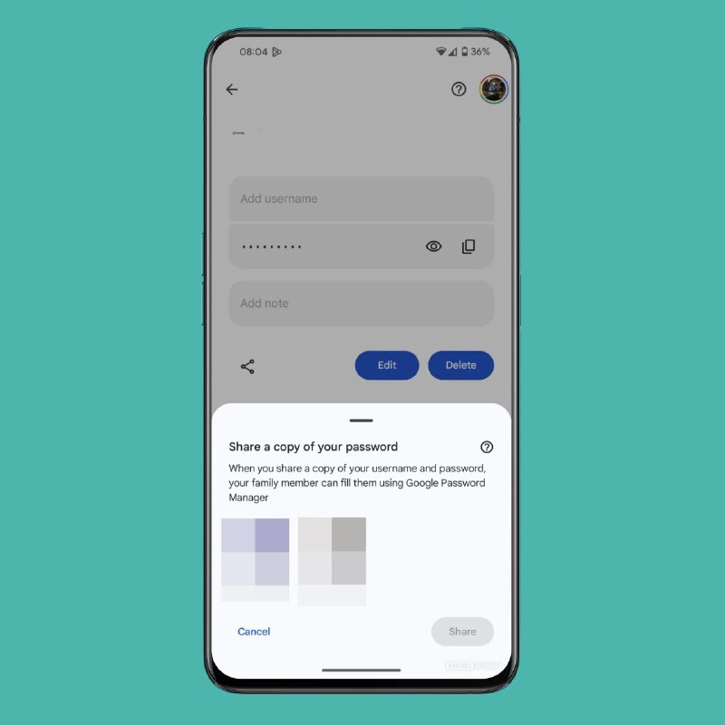Google 密码管理工具现已推出家庭共享功能作为 2024 年 5 月 Google Play 服务更新 (v24.20) 的一部分，谷歌宣布在 Google 密码管理工具中添加密码共享功能