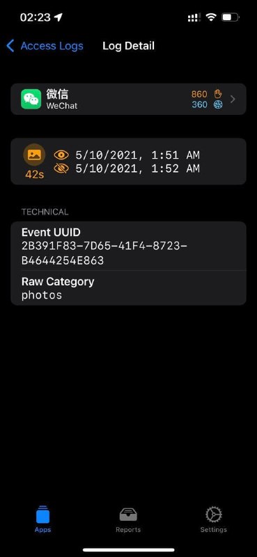 无独有偶，iOS 15 日志功能揭示微信窥探用户相册的问题