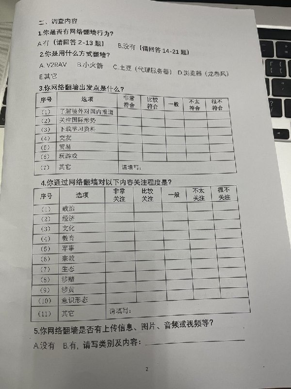 网传《关于大学生网络翻墙行为的调查问卷》，这题你会做吗？网传《关于大学生网络翻墙行为的调查问卷》，这题你会做吗？