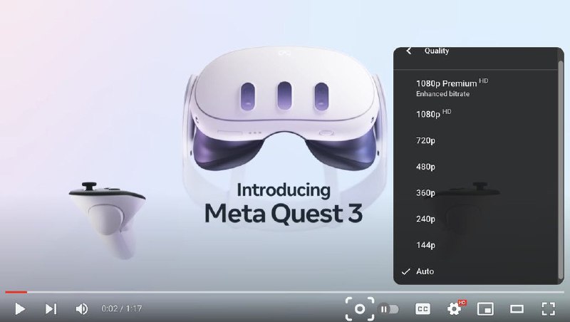 YouTube 面向 Premium 订阅用户的“增强型”1080p 现已在桌面网页上提供YouTube 发言人保罗·彭宁顿证实，YouTube 的更高质量 1080p 选项现已可供全球所有桌面版 Premium 订阅者使用