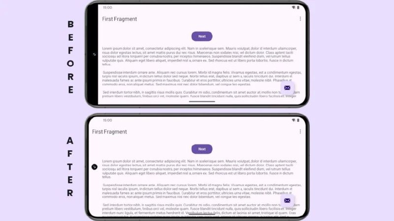 Android 15 可能会强制应用默认在整个显示屏上显示内容状态栏和导航栏占用了宝贵的屏幕空间，马上它们就会变得透明，应用程序将会在整个显示屏上显示内容