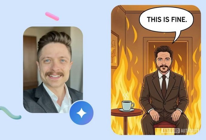 谷歌相册让用户可以制作自己的梗图谷歌相册现在允许用户使用自己的照片制作表情包