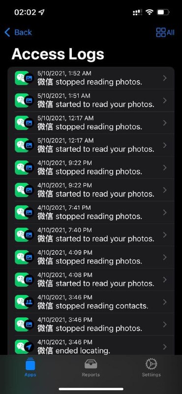 无独有偶，iOS 15 日志功能揭示微信窥探用户相册的问题