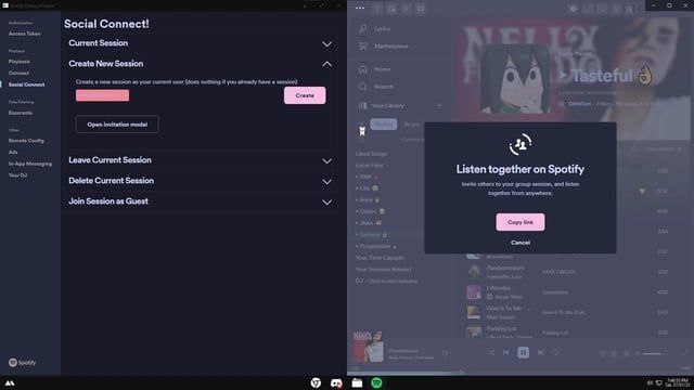 Spotify 群组会话功能出现在台式电脑上Spotify的群组会话功能，允许付费用户与朋友和家人同时收听音乐和播客，即使他们不在同一地点