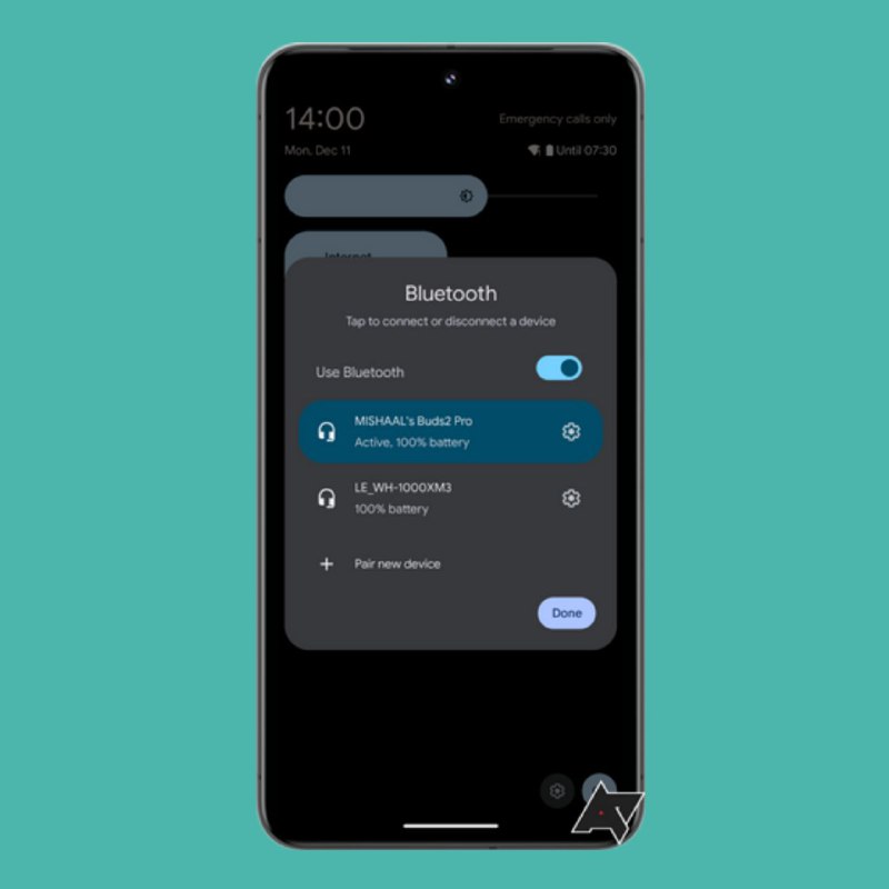 Android 可能很快会让切换蓝牙设备变得更加容易谷歌正在蓝牙快速设置磁贴中添加一个弹出窗口，以简化连接和断开以及切换蓝牙设备的过程